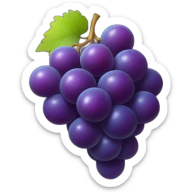 grapes in space sticker