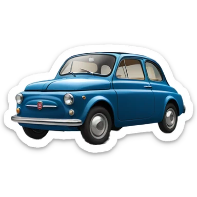 fiat 1950s sticker