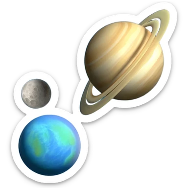Solar system sticker