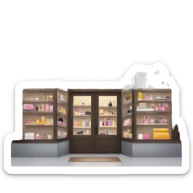 makeup store sticker