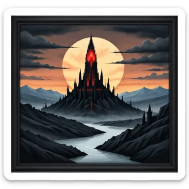 lord of the rings sticker