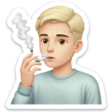 spanish boy pale vaping sticker
