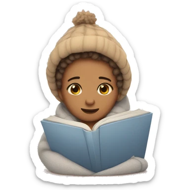 Cute cozy emojis sticker