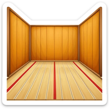 squash court sticker