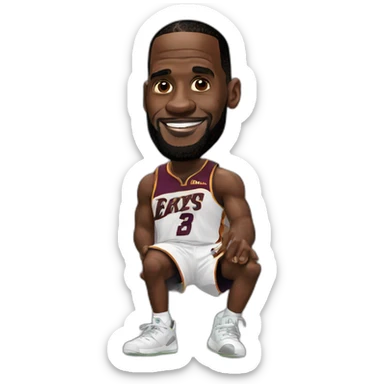 lebron sticker