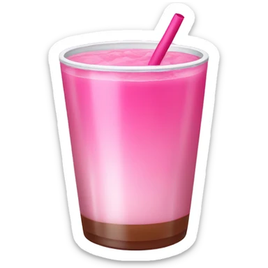Pink drink sticker