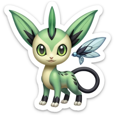 Meloetta-Celebi-Zekrom-Gatomon-Pteromon-hybrid sticker