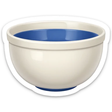 mixing bowl empty sticker