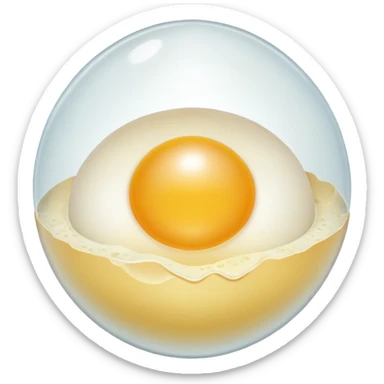 A single egg cell, reproductive biology sticker