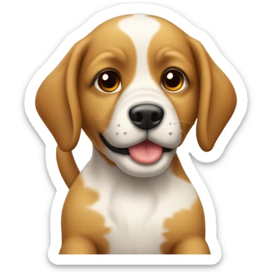 Cachorro com bota sticker