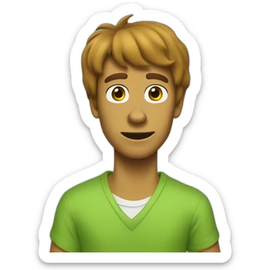 scooby doo shaggy sticker