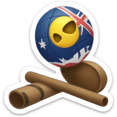 Country ball sticker