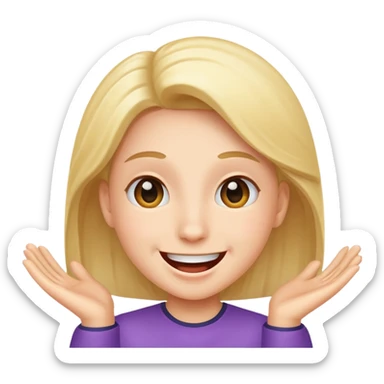 Crazy super excited  sticker