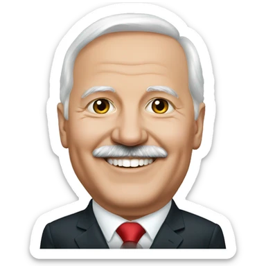 Lukashenko smile sticker