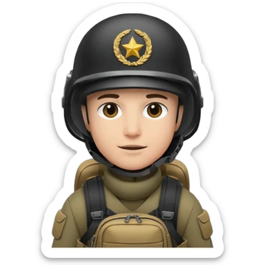 Moto cross rajoute un casque noir intégrale avec un sac militaire sticker