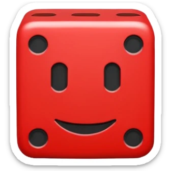 Numberblock one sticker