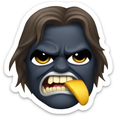 ozzy osbourne biting batman sticker