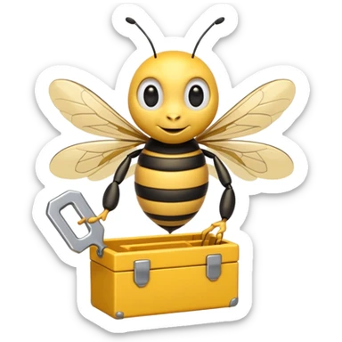 make bee Essential Tools sticker