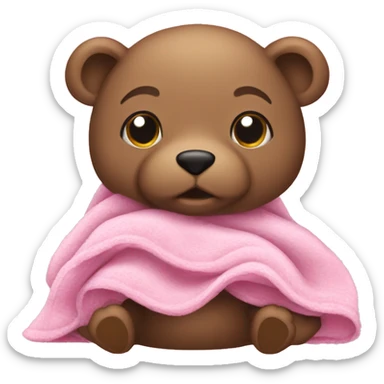 Pink blanket ￼ sticker