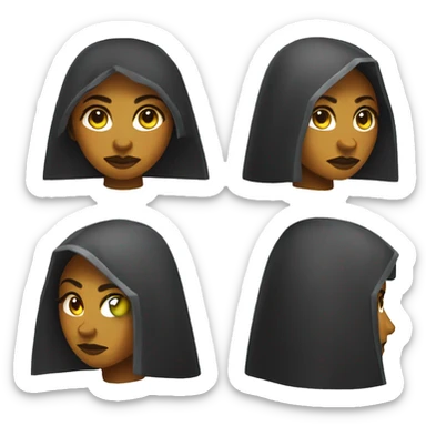 warcraft priest female with monocle emoji sticker