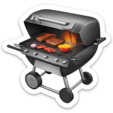 barbecue grill sticker