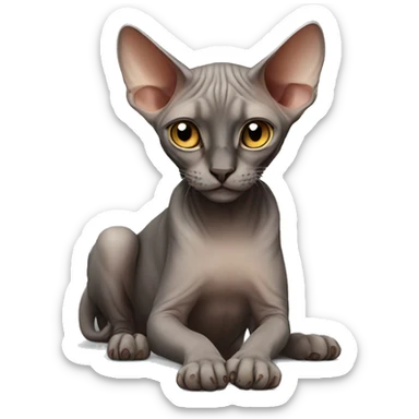 Sphinx cat sticker