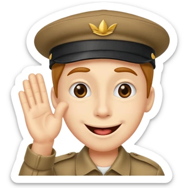 Combine 🫡 and 🤪 sticker