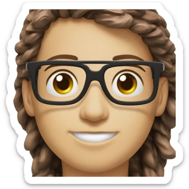 construction white hard hat unisex eyeglasses sticker