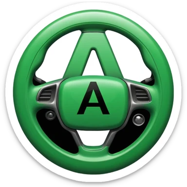 Jeune permis le A de jeune conducteur genre le petit rond  sticker