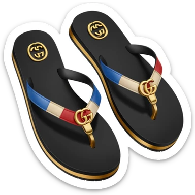 gucci flip flops sticker