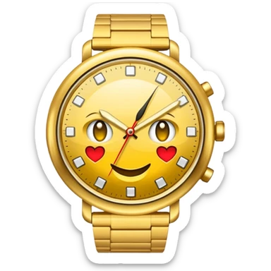 reloj con dolares sticker