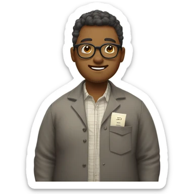 A fat math teacher sticker