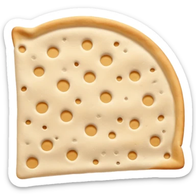 lavash flatbread object icon, thin flat bread, slightly toasted spots, 3D cartoon, mobile game icon style, centered, clean background, no text, no watermark
 sticker
