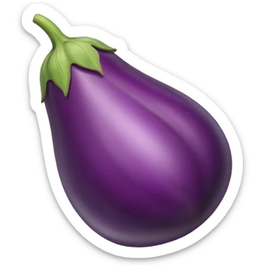 eggplant sticker