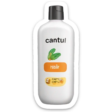 narrow bottle of hair conditioner with a label that says cantu sticker
