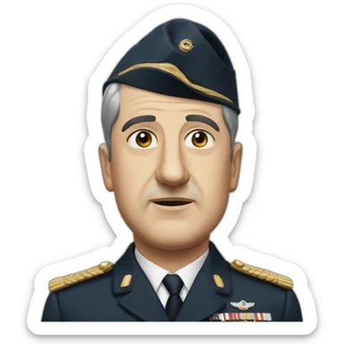 Charles de Gaulle sticker