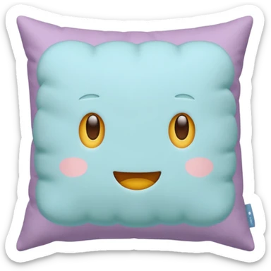 pillow pastel colors sticker