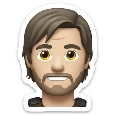 daryl dixon from the walking dead sticker