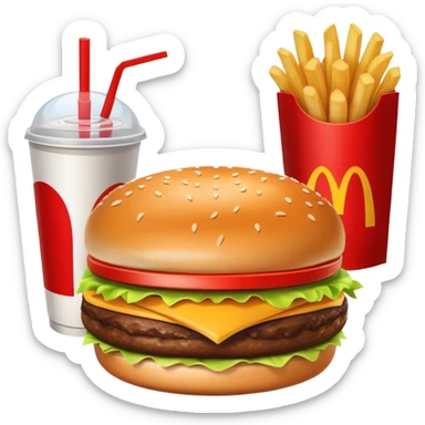 McDonald’s meal  sticker