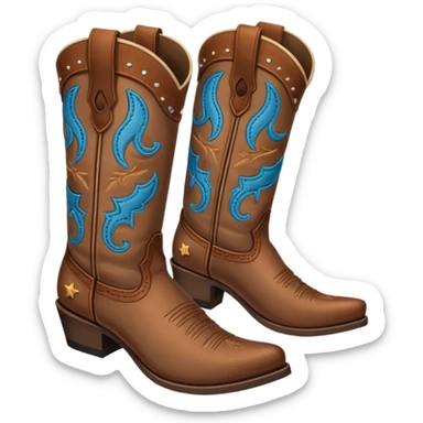 western boots sticker