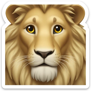 Lion heureux  sticker