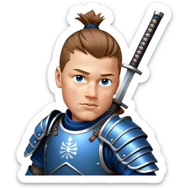 Samurai Defender sticker