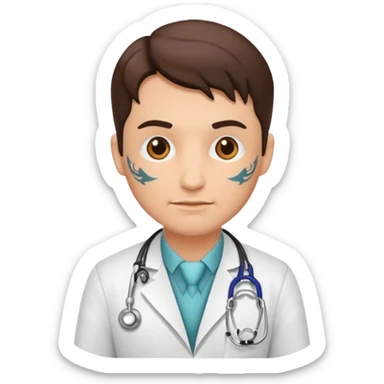 tattooed doctor sticker