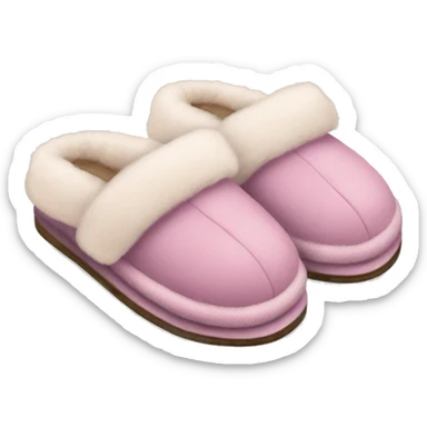 Aesthetic Ugg slippers sticker