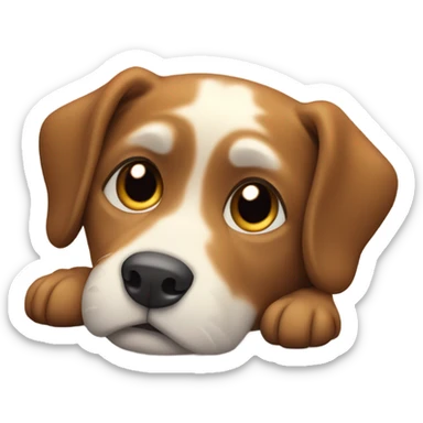 No worries dog sticker