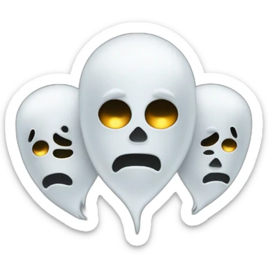 Ghost music band sticker