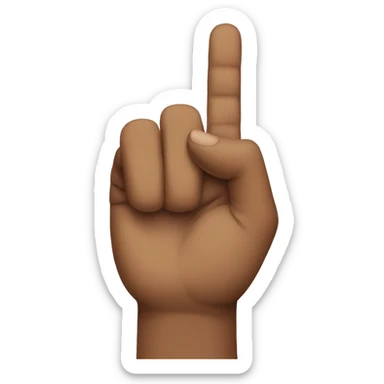 West side hand sign sticker