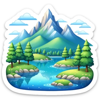 gorgeous beautiful sparkly aesthetic full scenic SCENERY sticker