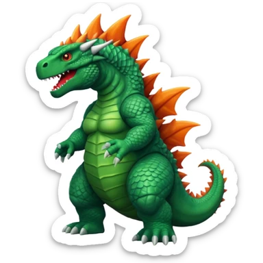 Lesbian Godzilla sticker