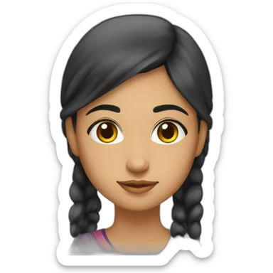 fille algérienne sticker